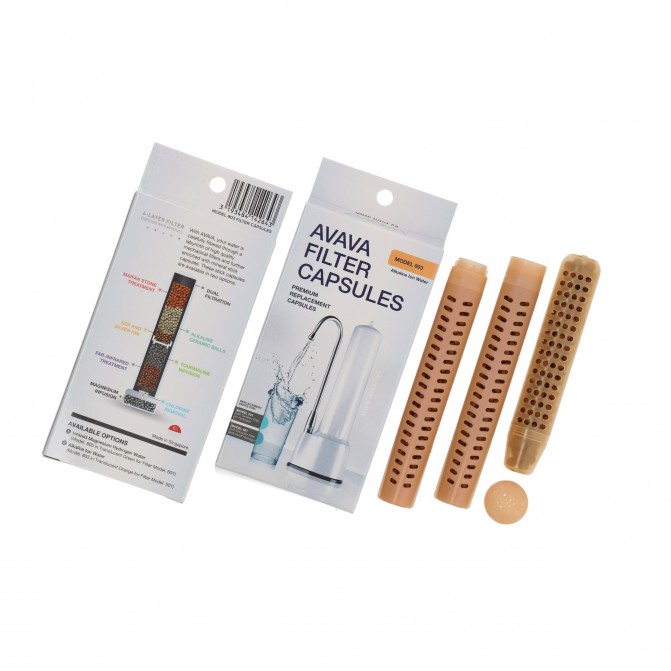 MODEL 803 - Alkaline Ion Water Filter Refill Capsules